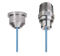 StreamJet TeeJet solid stream spray nozzle pattern illustration